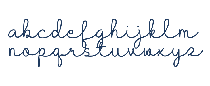 Presty Regular Lowercase