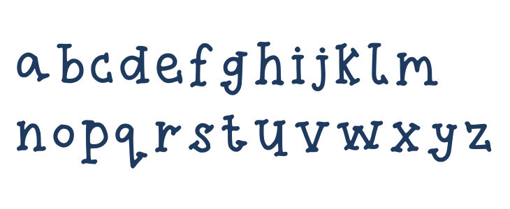 Pretend Pirates Regular Lowercase