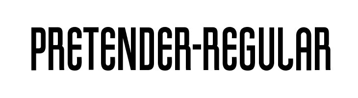 Pretender-Regular  Free Fonts Download