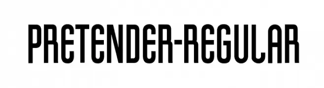 Pretender-Regular  Frei Schriftart Herunterladen