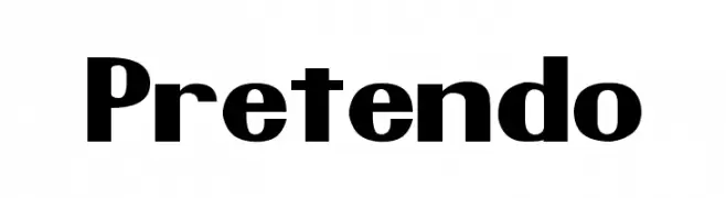 Pretendo  font caratteri gratis