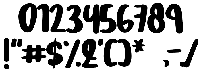 Pretty Bestie Font OTHER CHARS