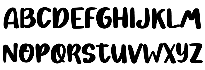 Pretty Bestie Font UPPERCASE