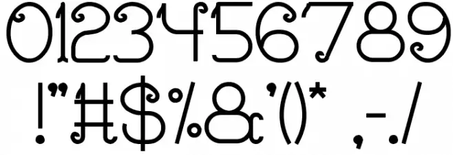 Pretty Clever Font OTHER CHARS