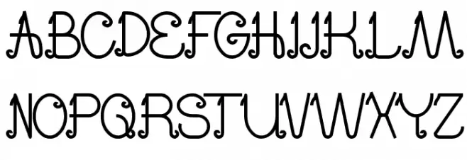 Pretty Clever Шрифта ВЕРХНИЙ