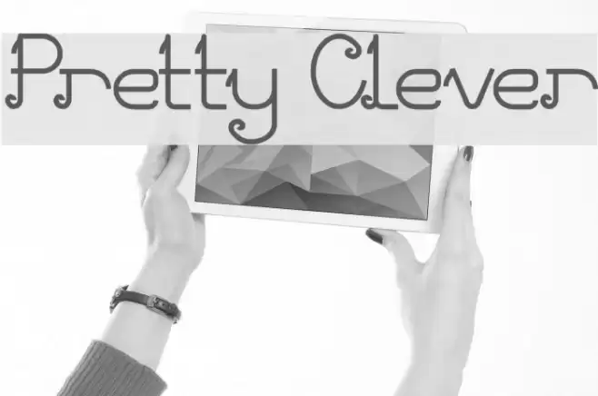 Pretty Clever Font examples