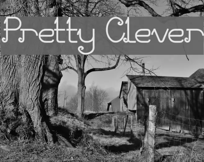 Pretty Clever Font examples
