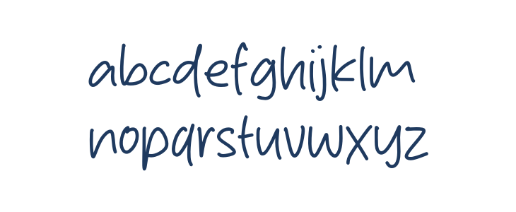 Pretty Daily Lowercase