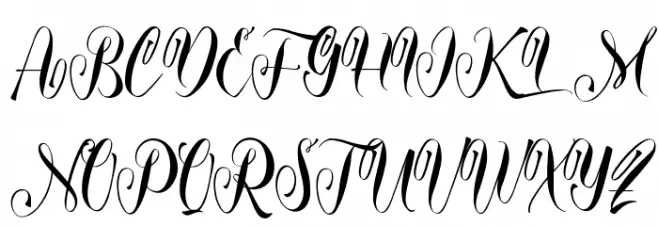 Pretty Flower Demo Schriftart Groß