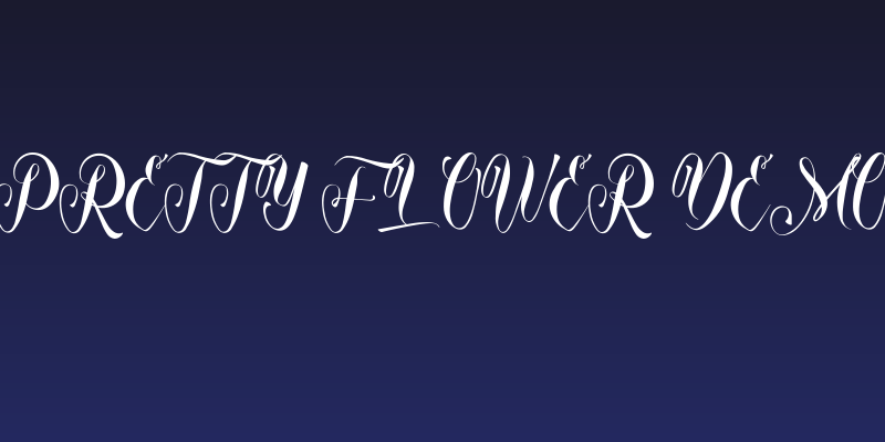 Pretty Flower Demo Social Header