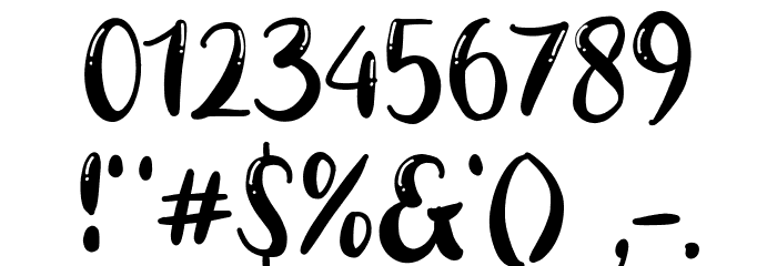 Pretty Girl Font OTHER CHARS