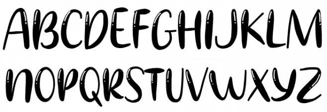 Pretty Girl Schriftart Groß