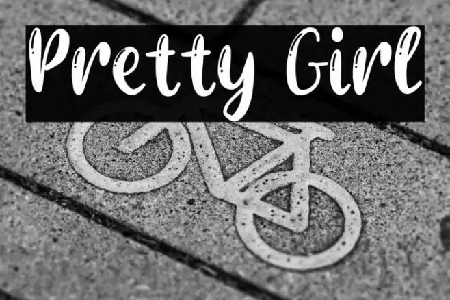 Pretty Girl Font examples