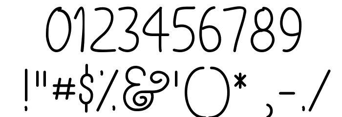 Pretty Girls Script Demo Font OTHER CHARS