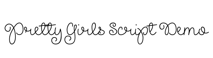 Pretty Girls Script Demo Font - FFonts.net