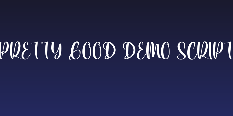 Pretty Good Demo Script Social Header