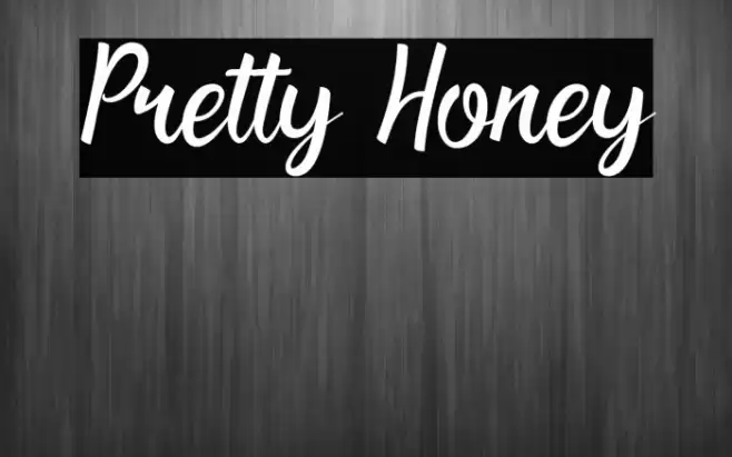 Pretty Honey Font examples