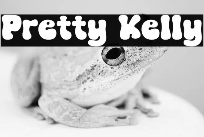 Pretty Kelly Caratteri examples
