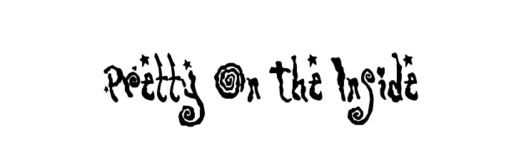 Pretty On The Inside Font