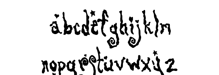 Pretty On The Inside Font LOWERCASE