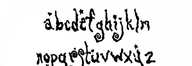 Pretty On The Inside 字体 小写