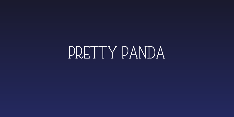 Pretty Panda Social Header