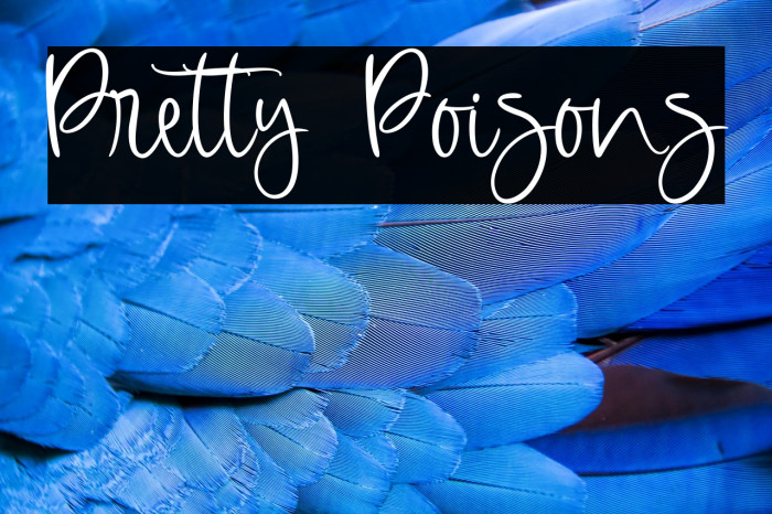 Pretty Poisons Example 1