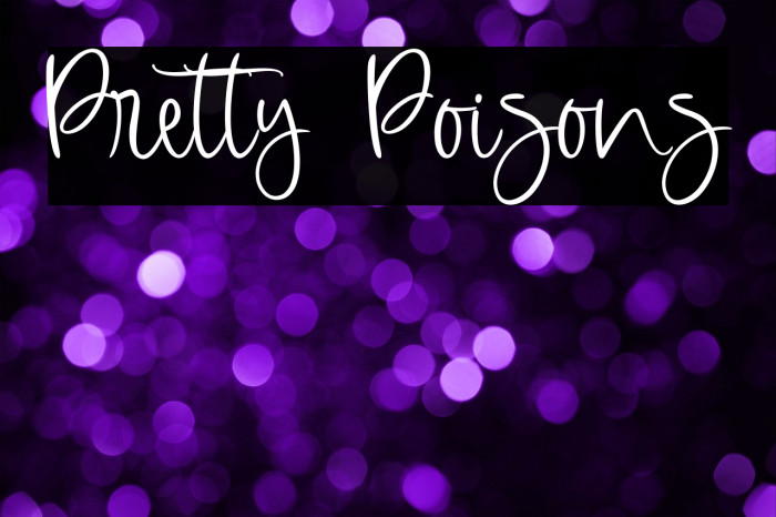 Pretty Poisons Example 2