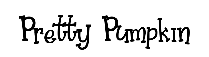Pretty Pumpkin  Fuentes Gratis Descargar