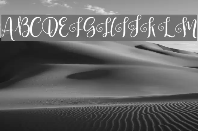 Pretty Queen Font examples