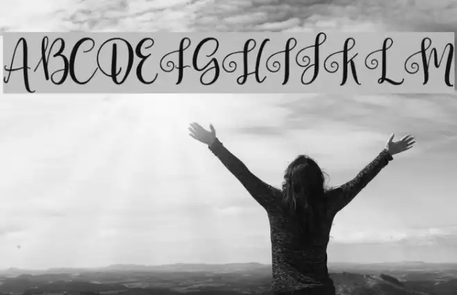 Pretty Queen Font examples