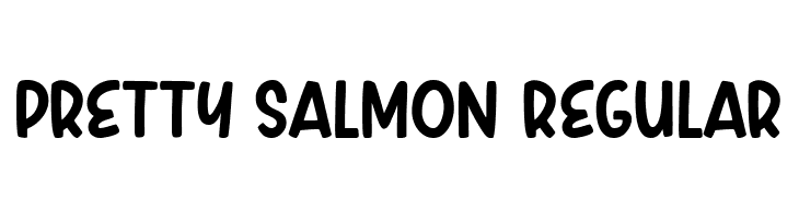 Pretty Salmon Regular  フリーフォントのダウンロード
