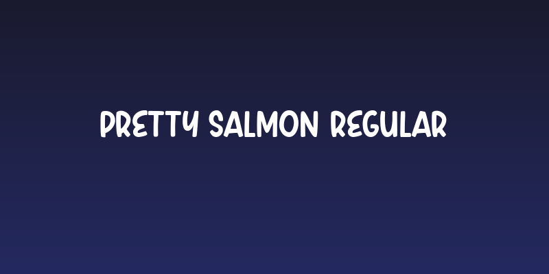Pretty Salmon Regular Social Header