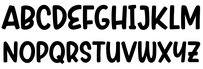 Pretty Salmon Regular Font LOWERCASE