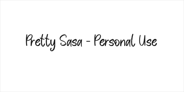 Pretty Sasa - Personal Use Logo