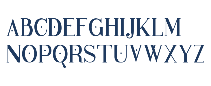 Pretty Satisfy Serif Lowercase