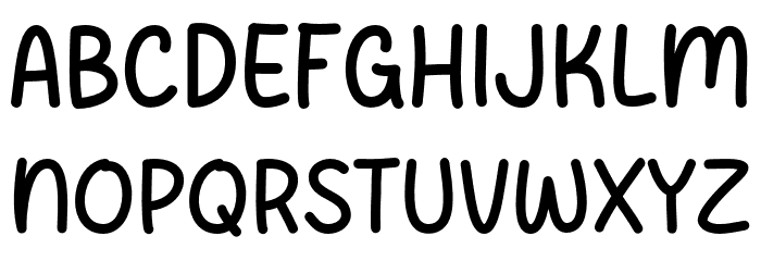 Pretty Single Font UPPERCASE