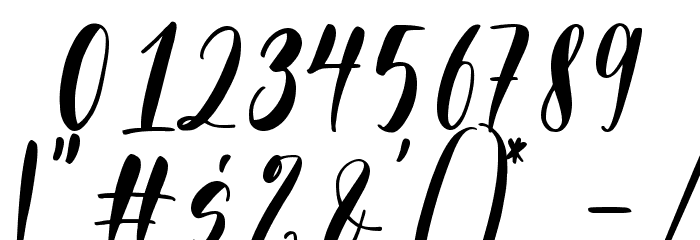 Pretty Smile Font OTHER CHARS