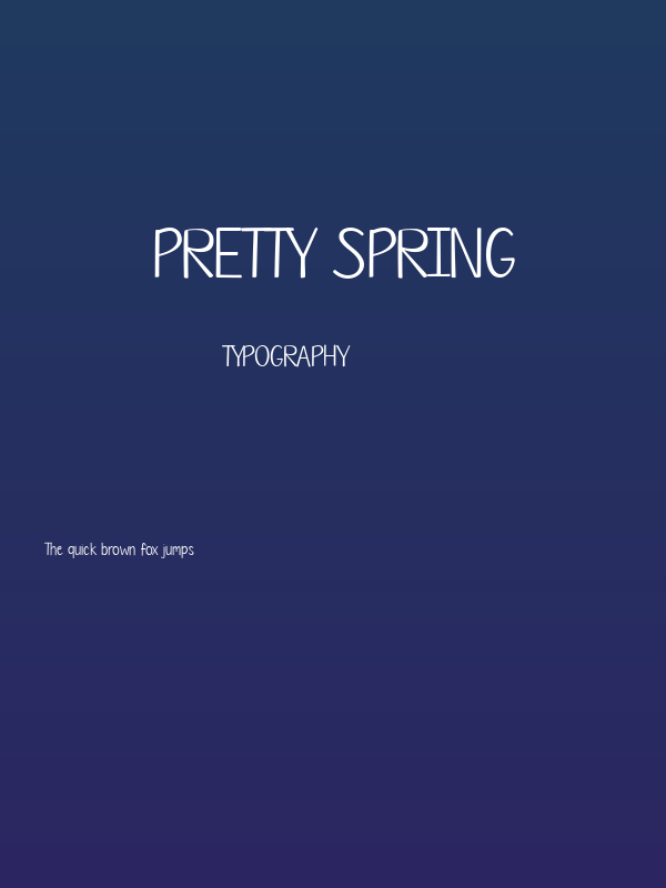 Pretty Spring Poster