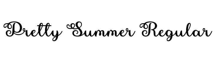 Pretty Summer Regular Font - FFonts.net