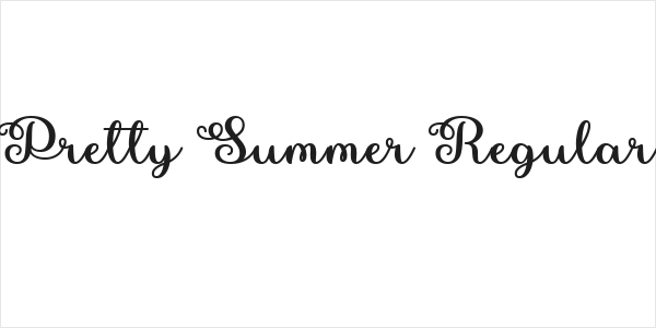 Pretty Summer Regular Logo