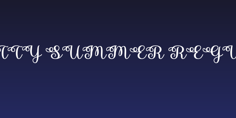 Pretty Summer Regular Social Header