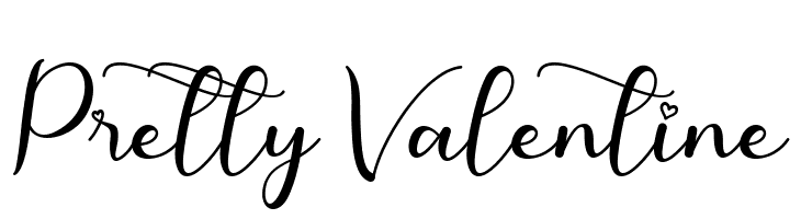 Pretty Valentine  Скачать бесплатные шрифты