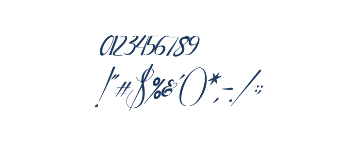 Pretty Willie Italic Other Characters