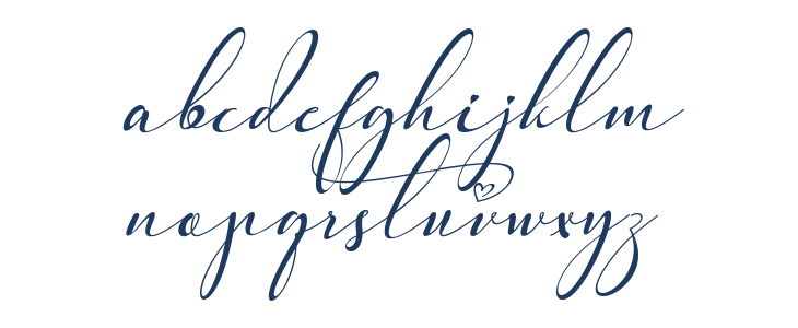 Pretty Willie Italic Lowercase