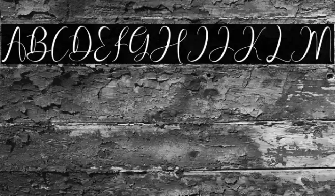 Pretty Willie Font examples