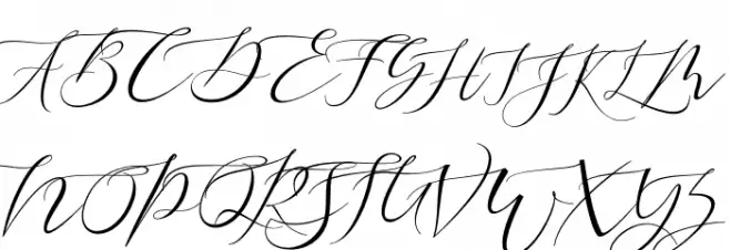 Pretty Women Script Шрифта ВЕРХНИЙ