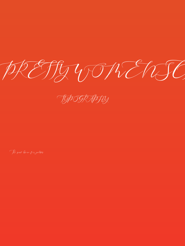 Pretty Women Script Poster