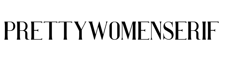 Pretty Women serif 字体