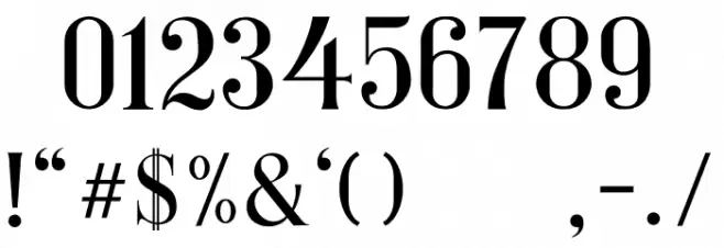 Pretty Women serif Font OTHER CHARS